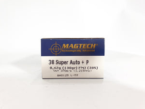 Magtech 38 super auto 8,42g (130gr) FMJ